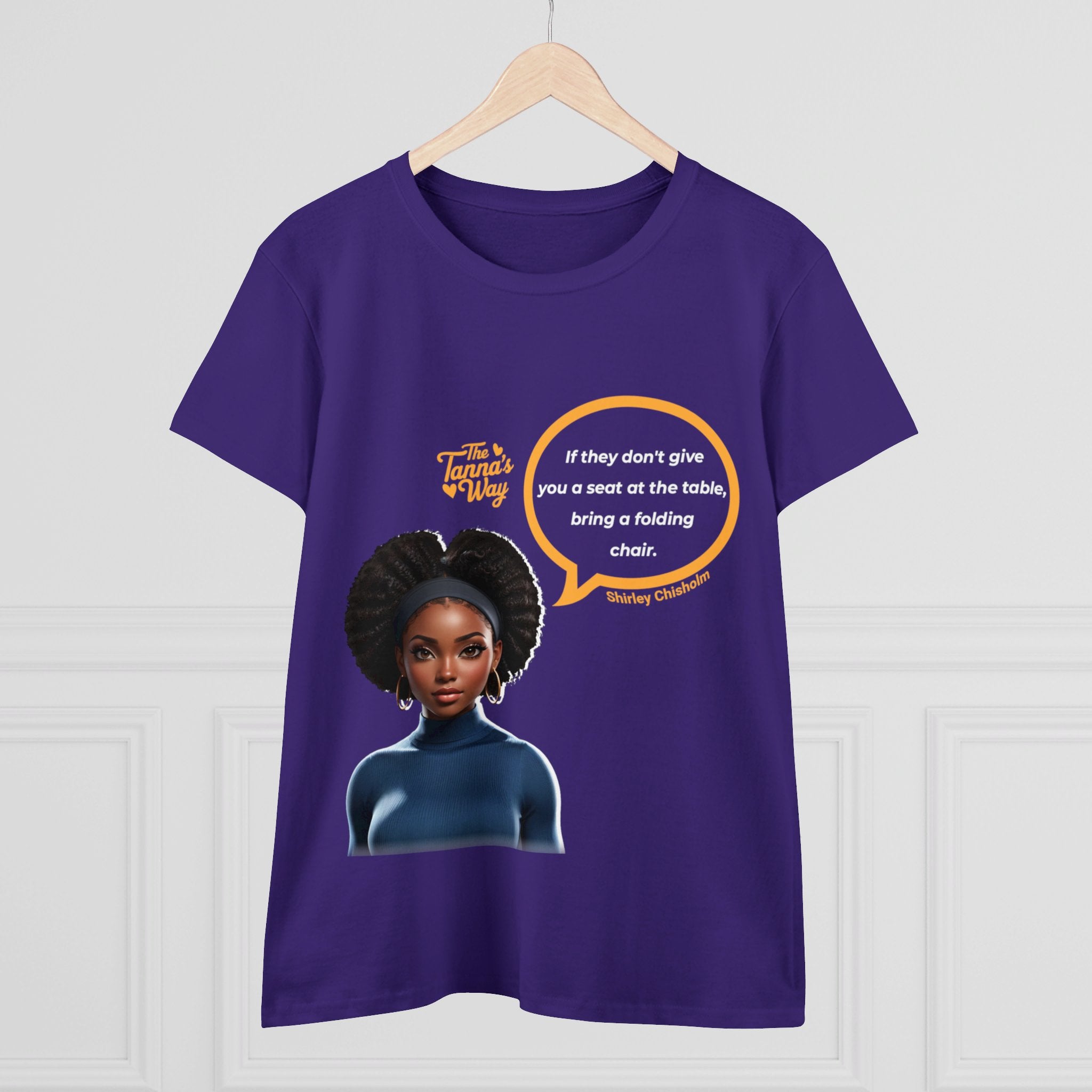 Shirley Chisholm 2 | Women's Midweight Cotton Tee